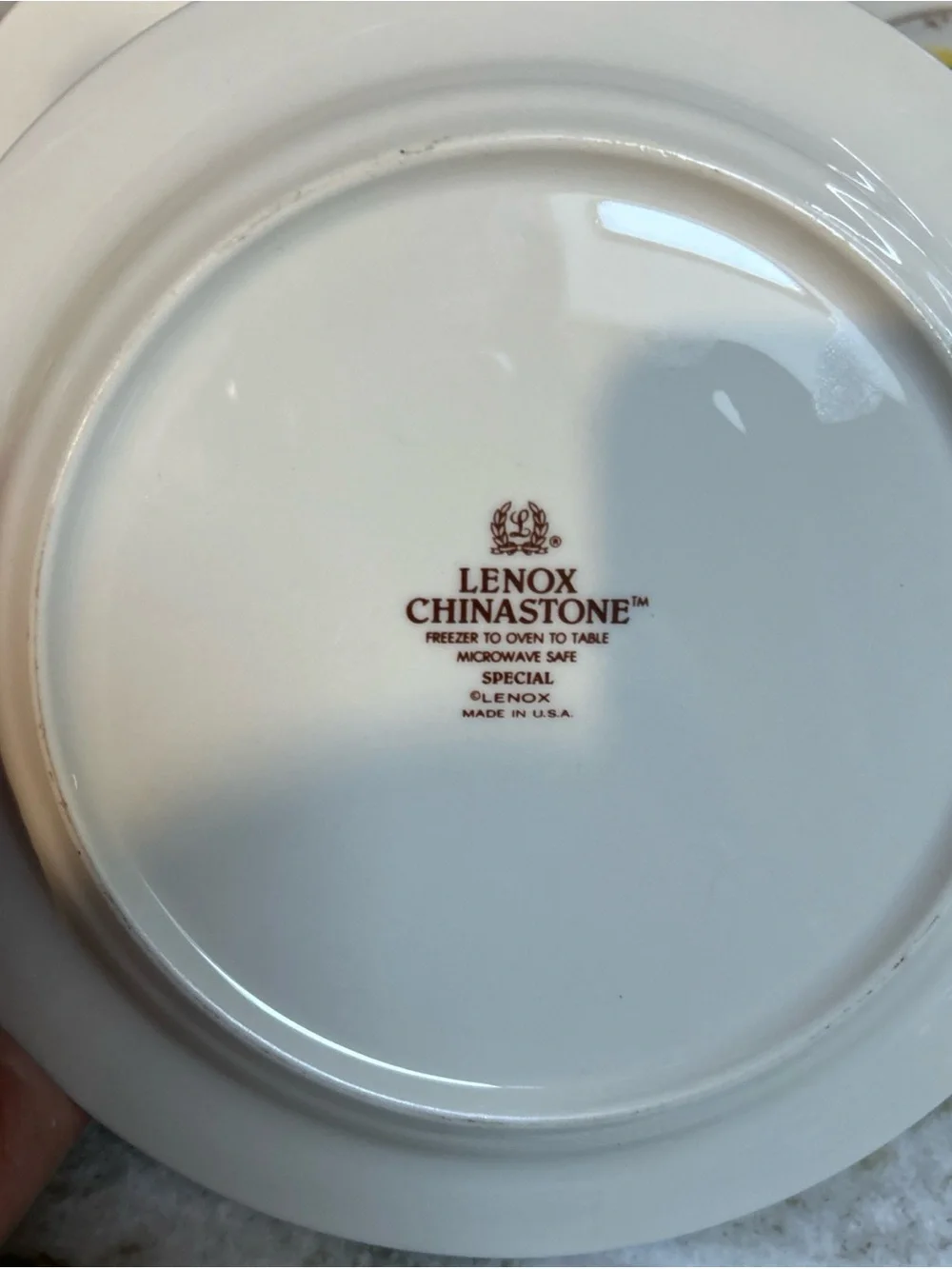 Lenox Winter Scenic Chinastone  Plates Set Of 4 Village microwave safe 8 “ each